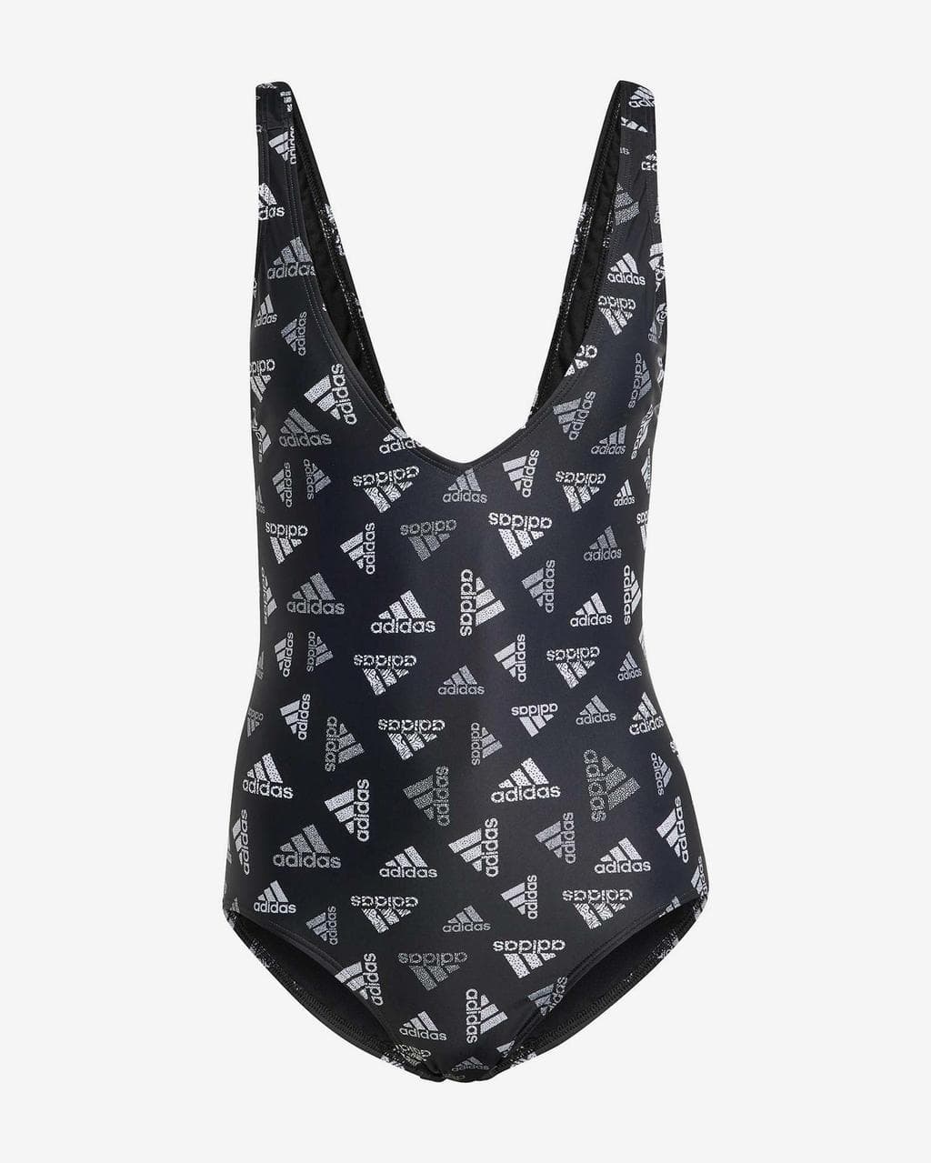 Maillot de bain adidas Allover Print Sportswear noir blanc femme - 32