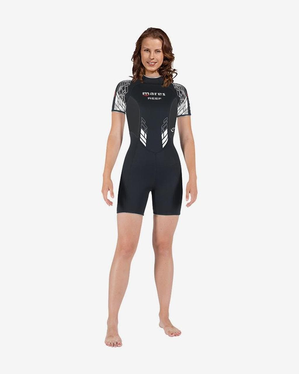 Shorty Mares Reef 2,5 mm noir blanc femme - 4
